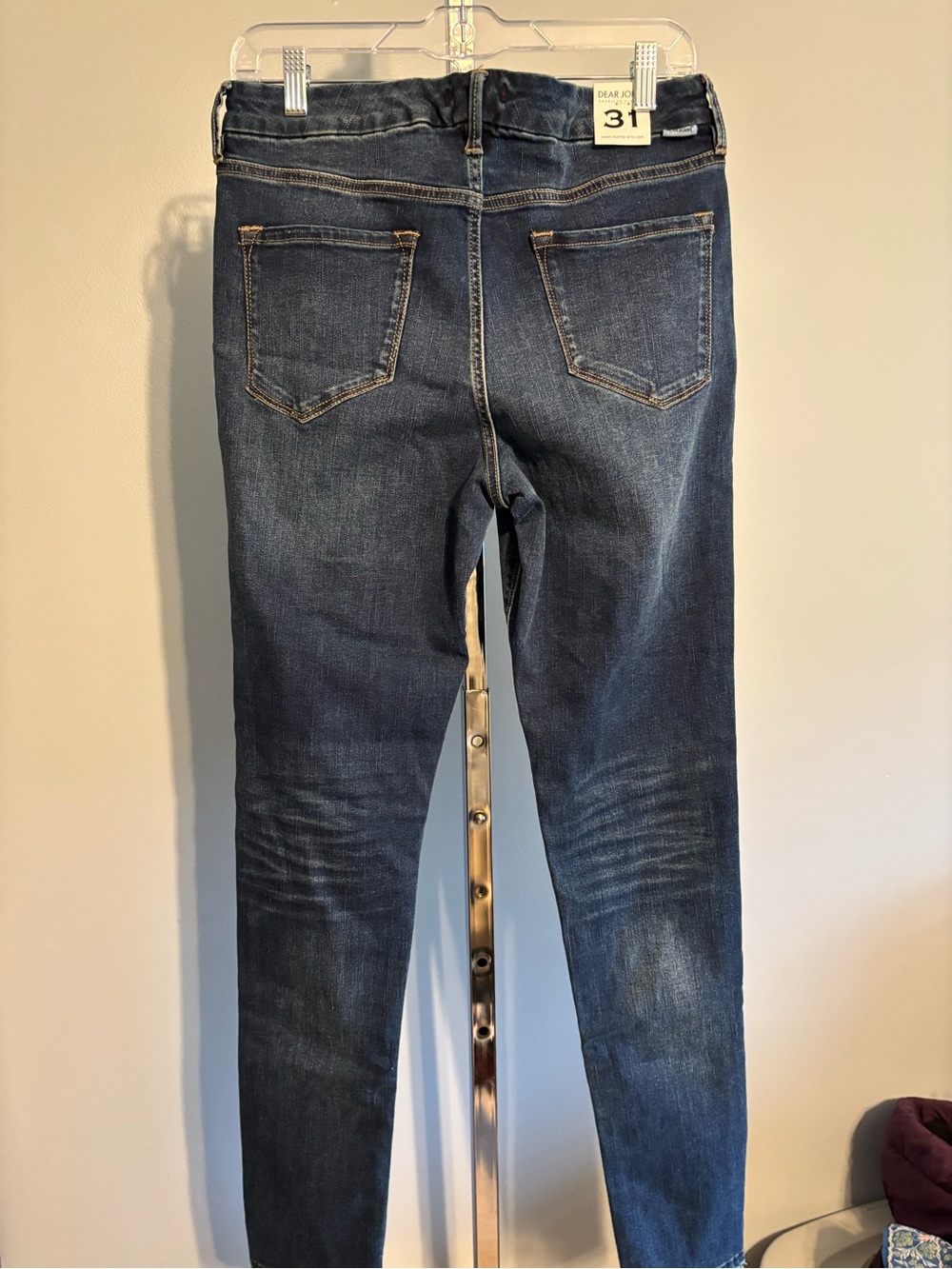 NEW!! Dear John Women’s Sz 31 Gisele High Waisted Skinny Stretch Denim Jeans - Picture 2 of 11
